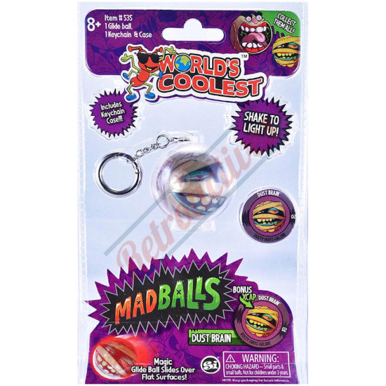 World's Coolest Madballs - Dust Brain - Glider Keychain