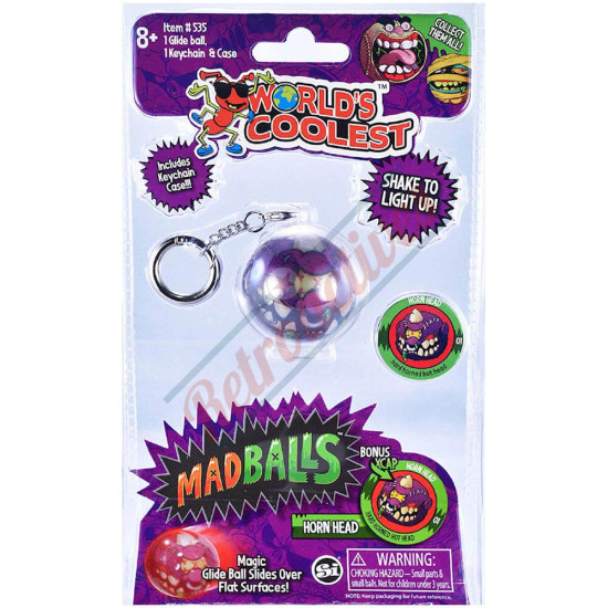 World's Coolest Madballs - Horn Head - Glider Keychain