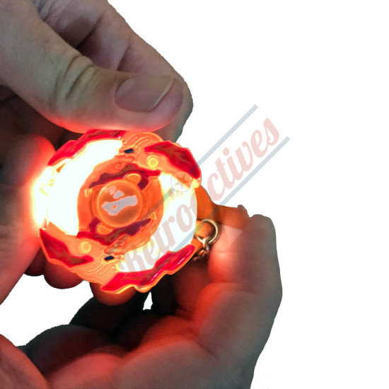 World's Coolest Beyblades Blast - Orange Roktovor - Keychain