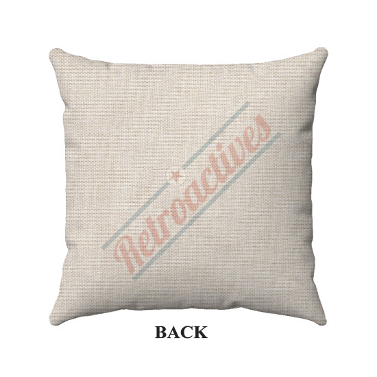 Retro Music Collage Decorative Throw Pillow