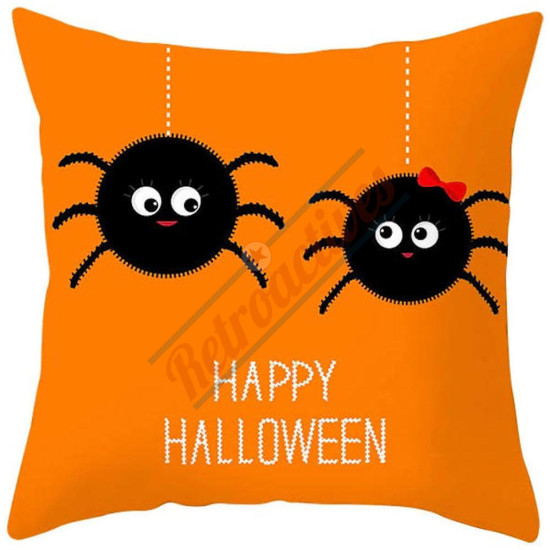Halloween - Spider Friends - Decorative Throw Pillow
