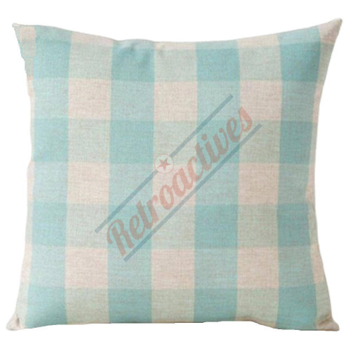 Buffalo Check Gingham Plaid - Powder Blue - Decorative Throw Pillow Buffalo Check Gingham Plaid - Powder Blue - Decorative Throw Pillow