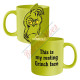 Dr. Suess Grinchmas - Resting Grinch Face - 20 Oz Ceramic Mug