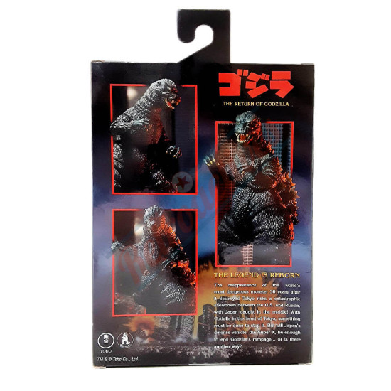 1985 Godzilla – Neca - Classic Series 1 - 12 Inch Head-to-Tail Action Figure – Godzilla 1985 Return of Godzilla