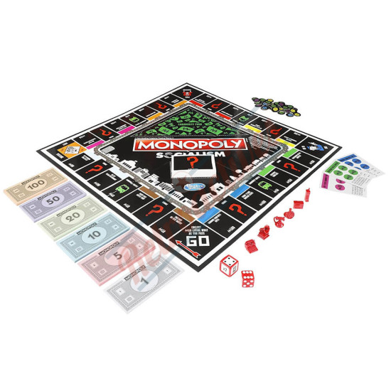 Monopoly Socialism Edition Board Game - Parody Adult Party Game