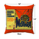 1961 Mothra - Movie Poster - Godzilla Movie Monsters - Handmade Decorative Throw Pillow
