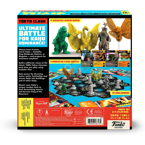 Funko Godzilla Tokyo Clash Board Game