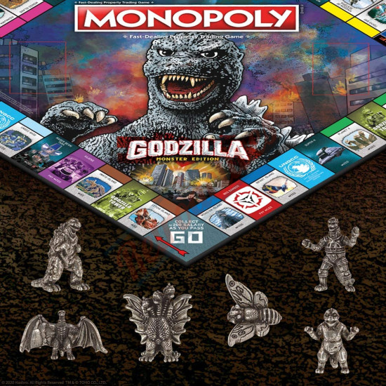 Godzilla Monopoly Game Godzilla Monster Edition