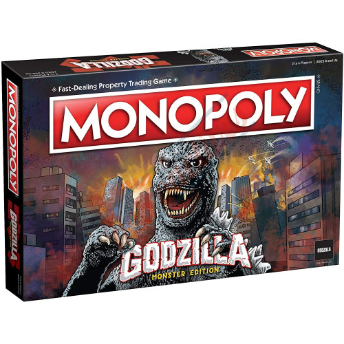 Godzilla Monopoly Game Godzilla Monster Edition Godzilla Monopoly Game Godzilla Monster Edition