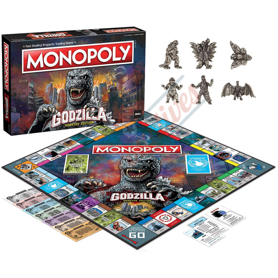 Godzilla Monopoly Game Godzilla Monster Edition