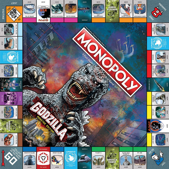 Godzilla Monopoly Game Godzilla Monster Edition