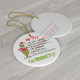 Grinch My Day I'm Booked Ceramic Christmas Ornament - Grinch - Christmas Ornament - Dr. Suess 