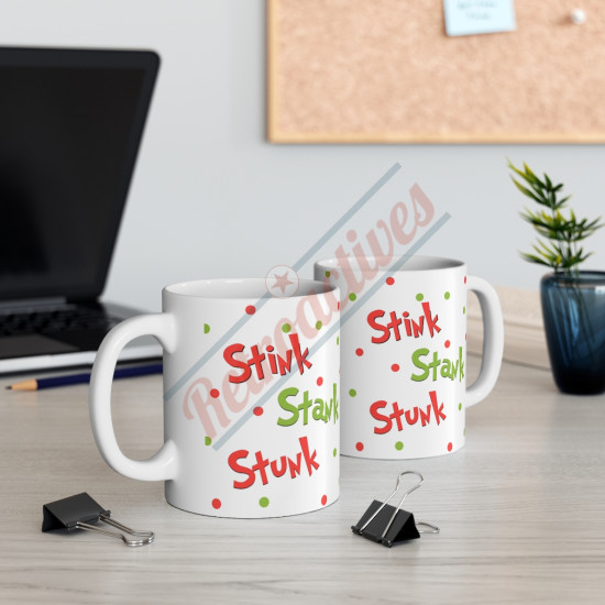 The Grinch - Stink Stank Stunk - 11 Oz Ceramic Mug