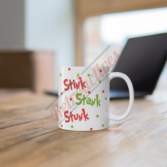 The Grinch - Stink Stank Stunk - 11 Oz Ceramic Mug