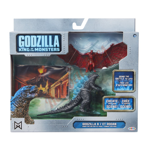 Jakks-Pacific - Godzilla Match Ups – Rodan VS Atomic Godzilla - 2019 Godzilla King of the Monsters Movie 3.5 Inch Figures Jakks-Pacific - Godzilla Match Ups – Rodan VS Atomic Godzilla - 2019 Godzilla King of the Monsters Movie 3.5 Inch Figures