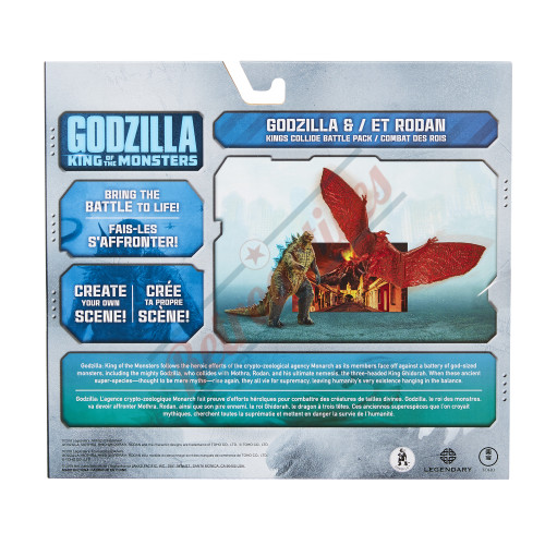 Jakks-Pacific - Godzilla Match Ups – Rodan VS Atomic Godzilla - 2019 Godzilla King of the Monsters Movie 3.5 Inch Figures Jakks-Pacific - Godzilla Match Ups – Rodan VS Atomic Godzilla - 2019 Godzilla King of the Monsters Movie 3.5 Inch Figures