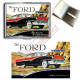 Ford 1956 Fairlane Victoria Vintage Ad Steel Wallet or Cigarette Case