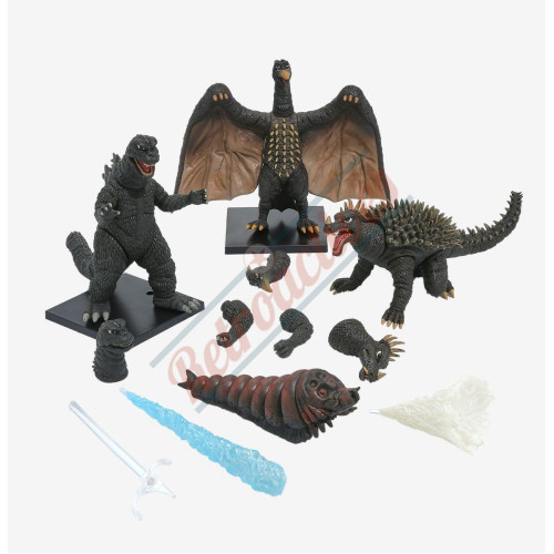 Godzilla 5 Points XL Godzilla: Destroy All Monsters (1968): ROUND 1 Boxed Set - Godzilla - Mothra - Anguirus - Rodan Godzilla 5 Points XL Godzilla: Destroy All Monsters (1968): ROUND 1 Boxed Set - Godzilla - Mothra - Anguirus - Rodan