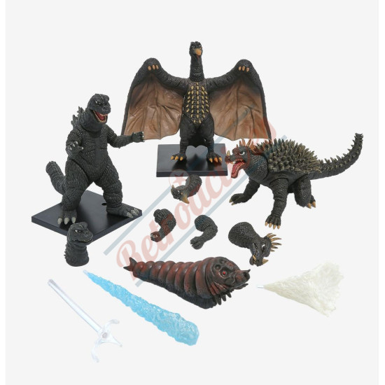 Godzilla 5 Points XL Godzilla: Destroy All Monsters (1968): ROUND 1 Boxed Set - Godzilla - Mothra - Anguirus - Rodan