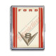 Ford Vintage V8 Logo Steel Wallet or Cigarette Case