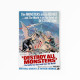 1968 Destroy All Monsters - Godzilla - Canvas Movie Poster - 24x36 Inch