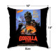 1985 Return of Godzilla - Movie Poster - Handmade  Decorative Throw Pillow 