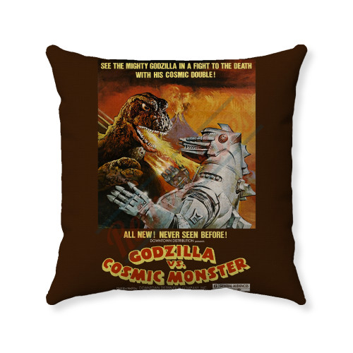 1974 Godzilla V Cosmic Monster - Movie Poster - Handmade Decorative Throw Pillow Cover 1974 Godzilla V Cosmic Monster - Movie Poster - Handmade Decorative Throw Pillow Cover