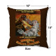 1974 Godzilla V Cosmic Monster - Movie Poster - Handmade Decorative Throw Pillow