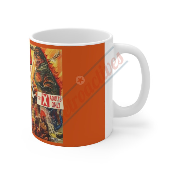 1956 UK Godzilla King of the Monsters Movie Poster 11oz Ceramic Coffee Mug