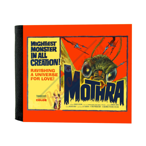 Godzilla Movie Poster Wallet - 1961 Mothra Movie Poster - Canvas Bi-fold Wallet Godzilla Movie Poster Wallet - 1961 Mothra Movie Poster - Canvas Bi-fold Wallet