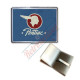 Pontiac Native American Headdress Logo Steel Wallet or Cigarette Case