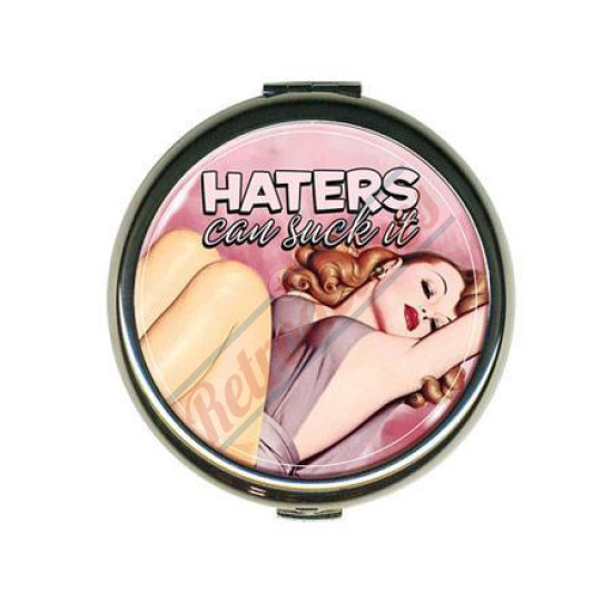 Haters Can Suck It Compact Mirror Case