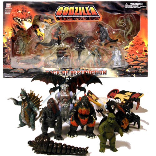 Godzilla Crumble Zone Play Set First Wave By Bandai Creation