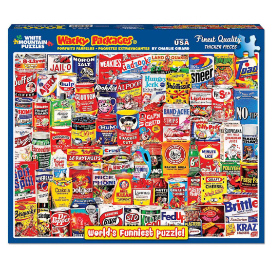 Wacky Packages 1000 Piece Jigsaw Puzzle
