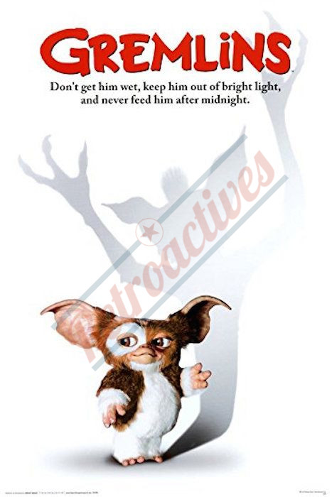 Gremlins 'Don't Get Him Wet' Poster