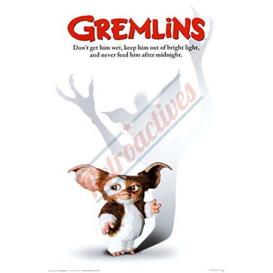 Gremlins 'Don't Get Him Wet' Poster