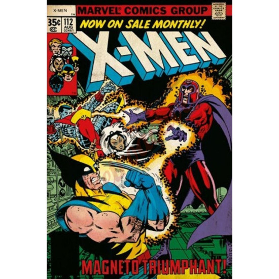 X-Men VS Magneto 'Uncanny X-Men' Comic Book Cover Poster