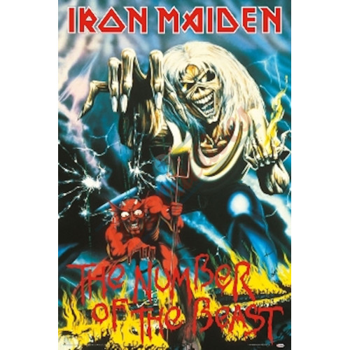 Iron Maiden Heavy Metal Rock Poster Iron Maiden Heavy Metal Rock Poster