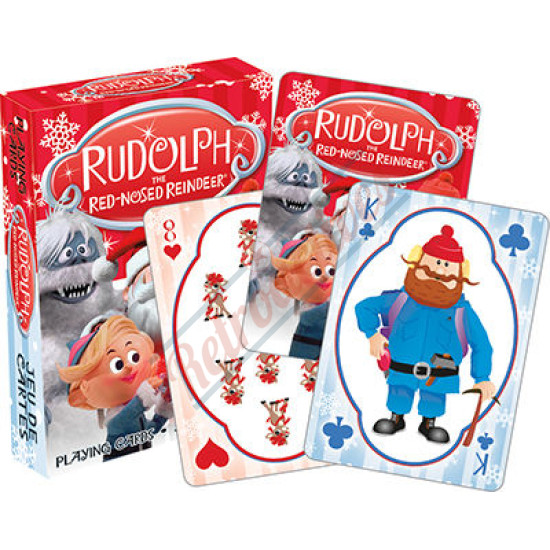 Rudolph The Red-Nosed Reindeer Playing Cards