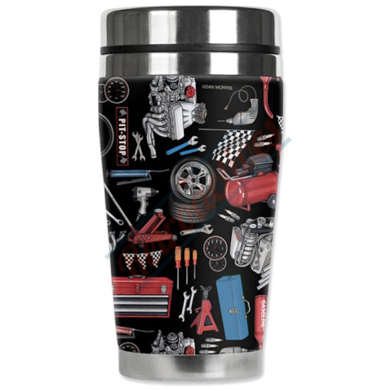 Mugzie® Auto Mechanic Tools Travel Mug 16 ounce