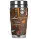 Mugzie® Brown Tool Pegboard Travel Mug 16 Ounce