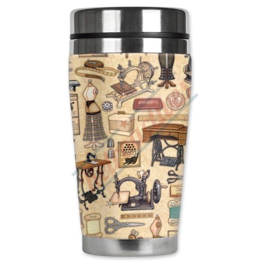 Mugzie® Sewing Supplies Travel Mug 16 ounce