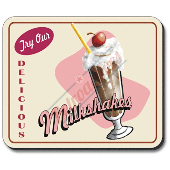 Try Our Delicious Milkshakes - 1950's Style Mouse Pad