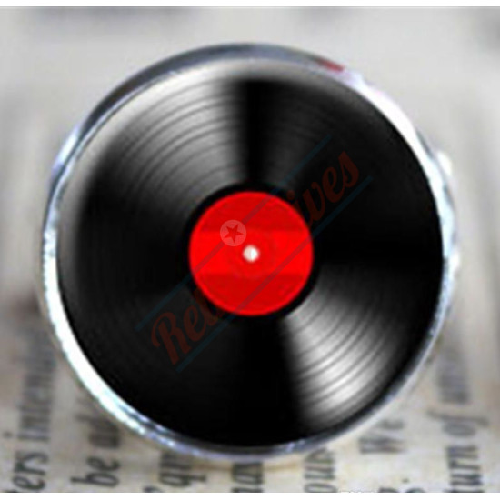 Retro Vinyl Record Cuff Links