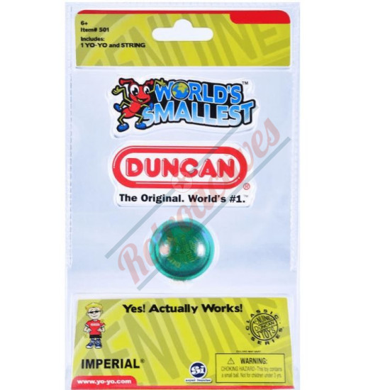 World's Smallest Duncan Imperial Yo-Yo-Green