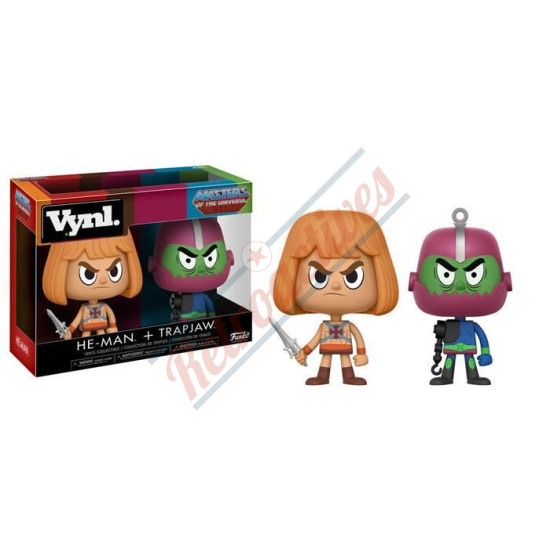 Masters of the Universe He-Man and Trap Jaw VYNL. Figure 2-Pack