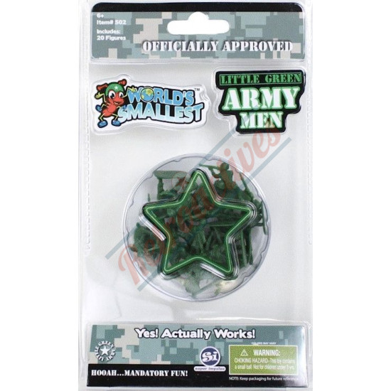 World's Smallest Little Green Army Men
