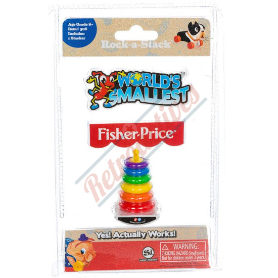 World's Smallest Fisher Price Rock-A-Stack