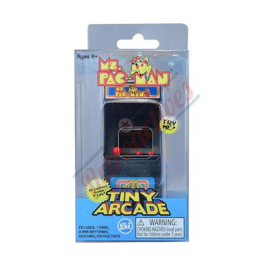 Tiny Arcade Ms Pac Man Handheld Electronic Game