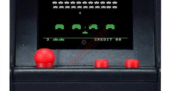 Tiny Arcade Space Invaders Handheld Electronic Game